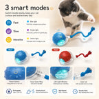 Automatic rolling ball 3 smart modes fast slow interactive