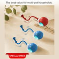 Automatic rolling ball trio pack 2 blue 1 red
