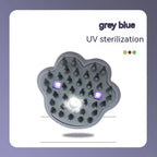 Grey blue UV pet steam brush sterilizer version
