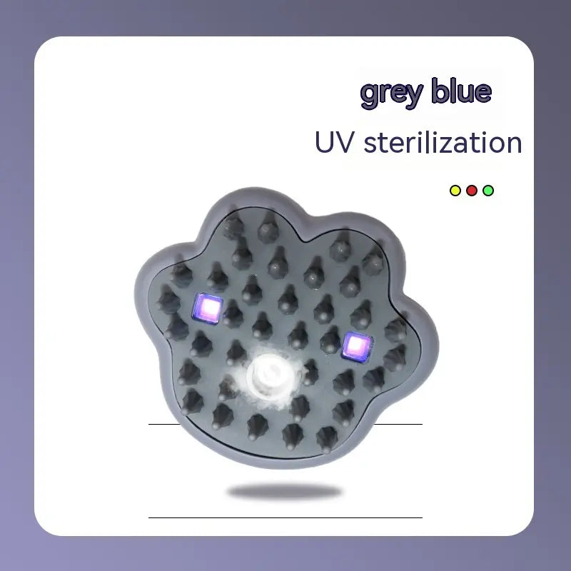 Grey blue UV pet steam brush sterilizer version
